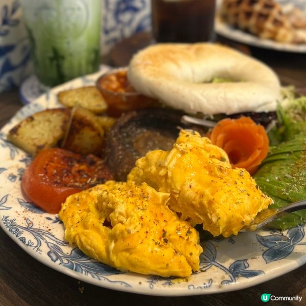 藍白風格隱世咖啡店｜元朗