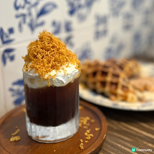 藍白風格隱世咖啡店｜元朗