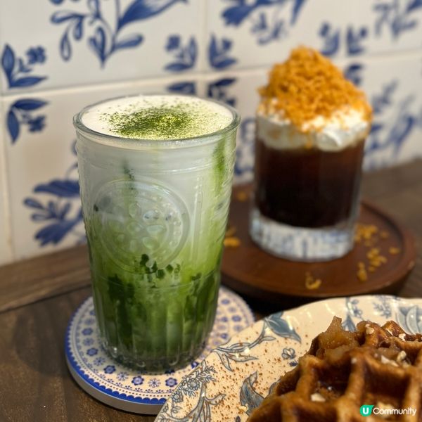 藍白風格隱世咖啡店｜元朗