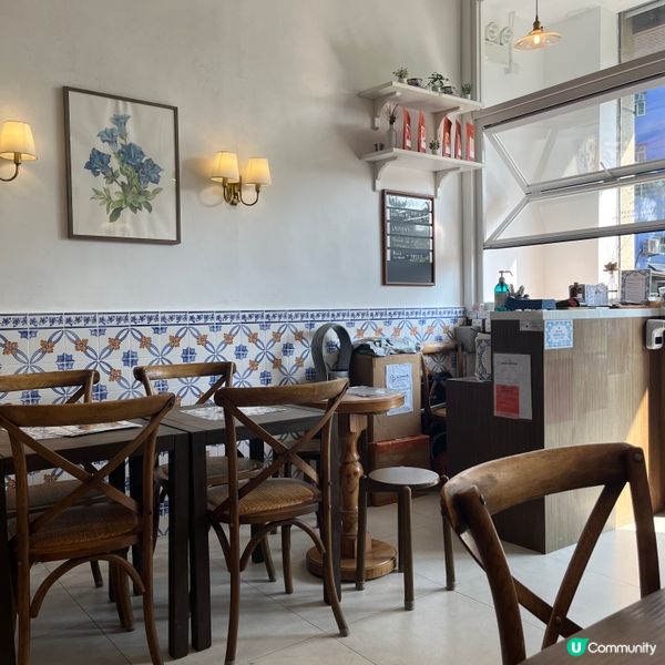 藍白風格隱世咖啡店｜元朗