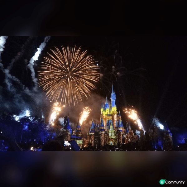 美國迪士尼  人同地方都會靚  而且好好玩 仲好易見到彩虹