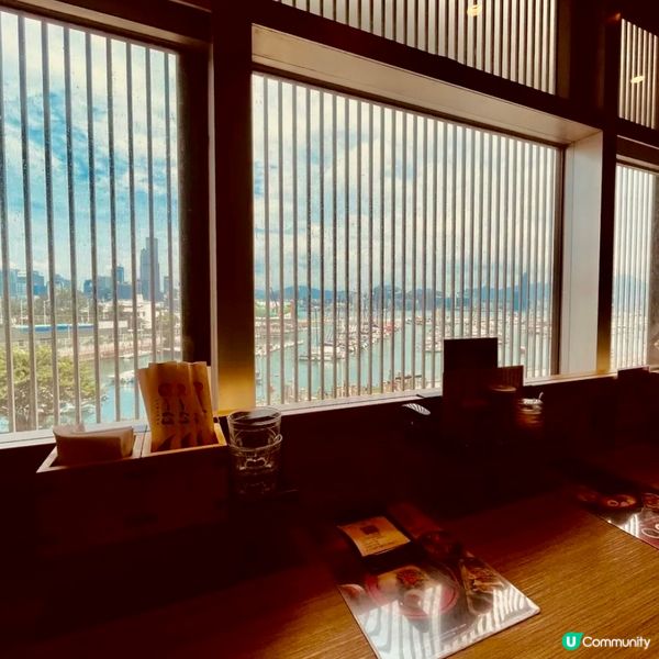 銅鑼灣世貿中心一幻嘆拉麵🍜  海景靚到暈！