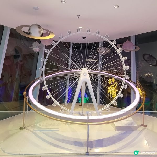 深圳寶安區必去打卡熱點🔥歡樂海灣摩天輪設計充滿科幻感🎡