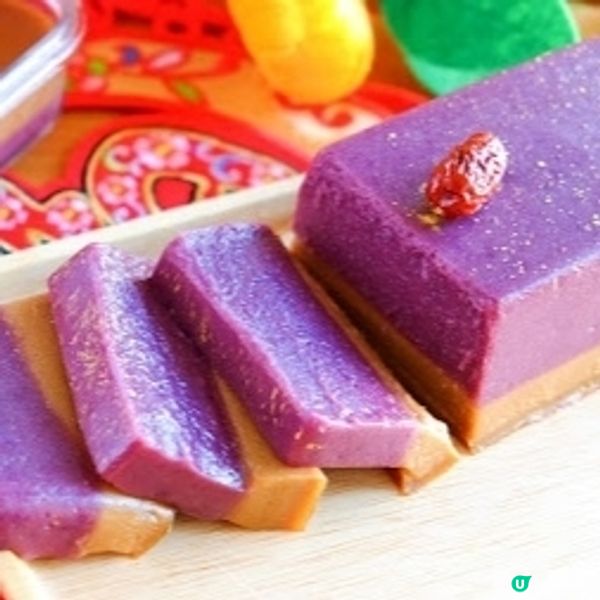 ［新年食品篇］椰汁黑糖紫薯年糕