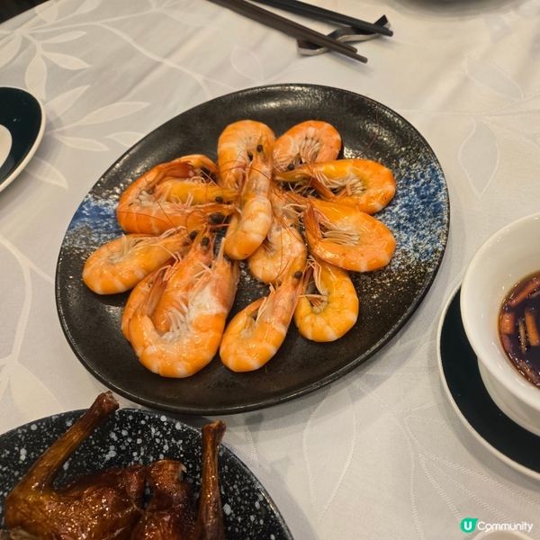 白灼生蝦，新鮮熱辣，正😆