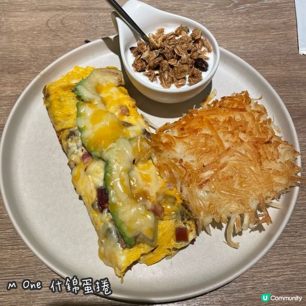 台北M One Cafe—最強薯絲x蛋捲