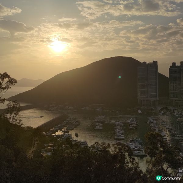 ## 黃竹坑配水庫日落🌇打卡必去景色超唯美💜💜💜💜