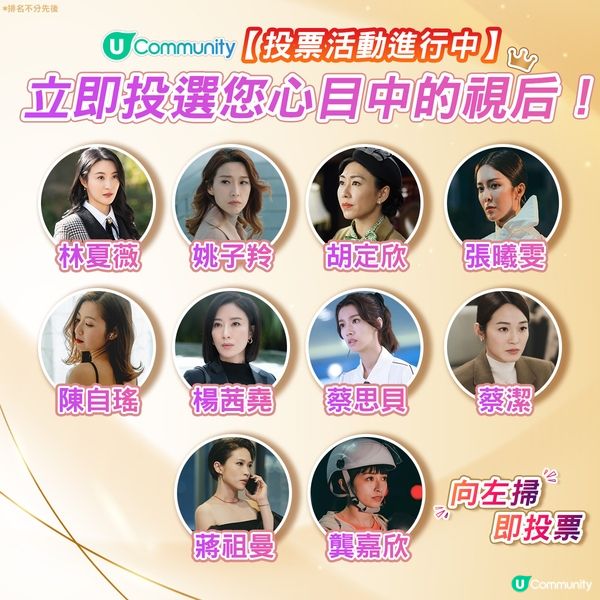 【投票活動已完結】您心目中嘅視后係邊個🎬？