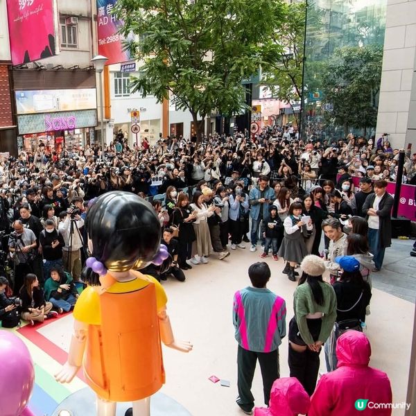 《魷魚遊戲》3米木頭人登陸希慎廣場