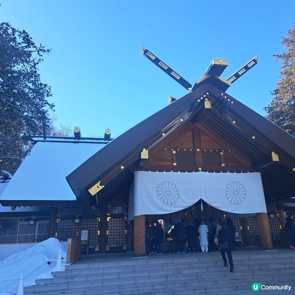 北海道神宮必食😋 神宮茶屋牛乳雪糕🍦 福餅🤤參拜神宮