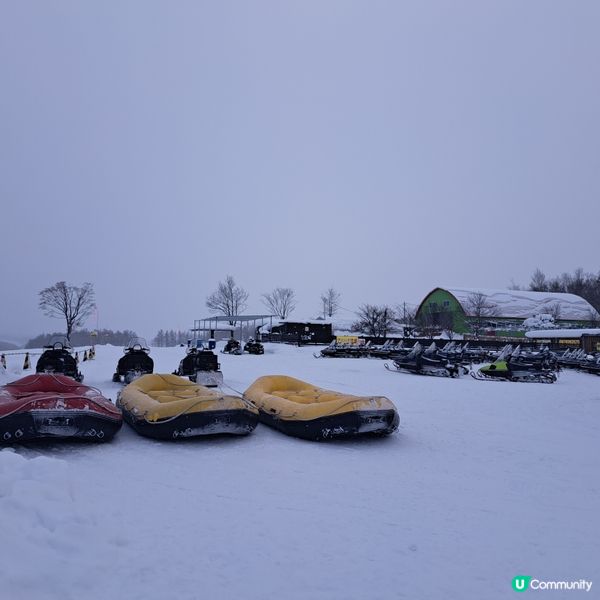 北海道四季彩之丘❄️ 自駕雪車體驗！