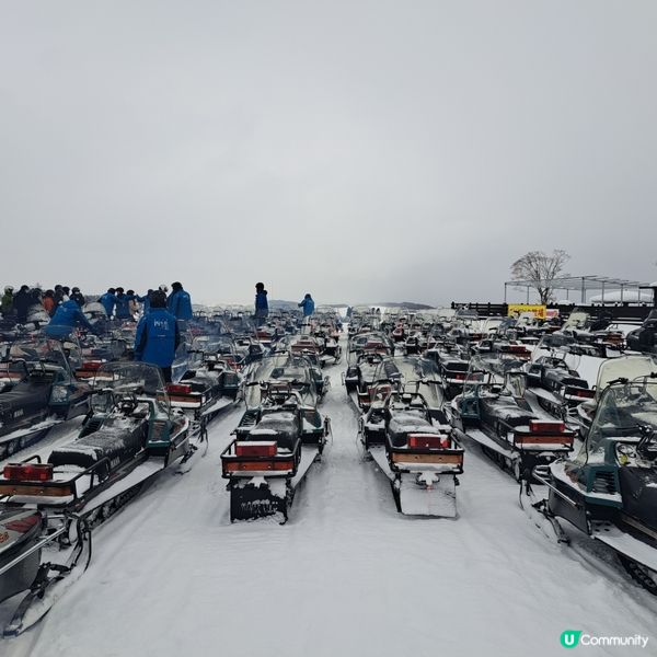 北海道四季彩之丘❄️ 自駕雪車體驗！