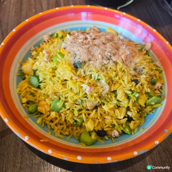 肉鬆炒飯，夠火喉