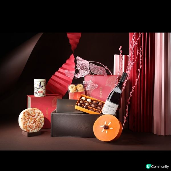 香港港麗酒店三款新春禮物籃及兩款吉祥賀歲糕點