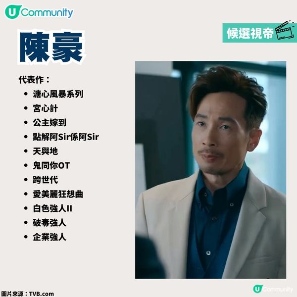 【經典回顧】2024候選視帝之代表作