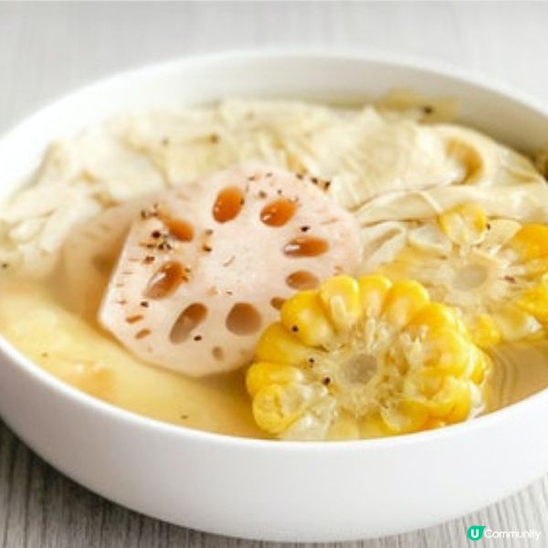 胡椒腐竹粟米蓮藕湯