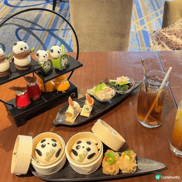 灣仔灣景國際熊貓主題下午茶！又靚😍又好味😋
