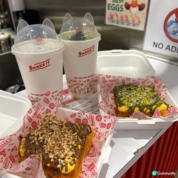 旺角無添加奶昔|即叫即整煙韌蛋香窩夫