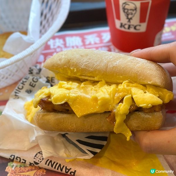 KFC全新早餐意式包Panini系列🥖🇮🇹