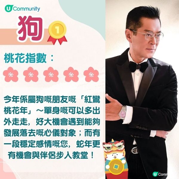 農曆新年2025｜蛇年12生肖桃花運！