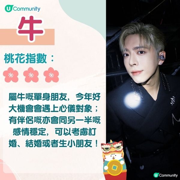 農曆新年2025｜蛇年12生肖桃花運！