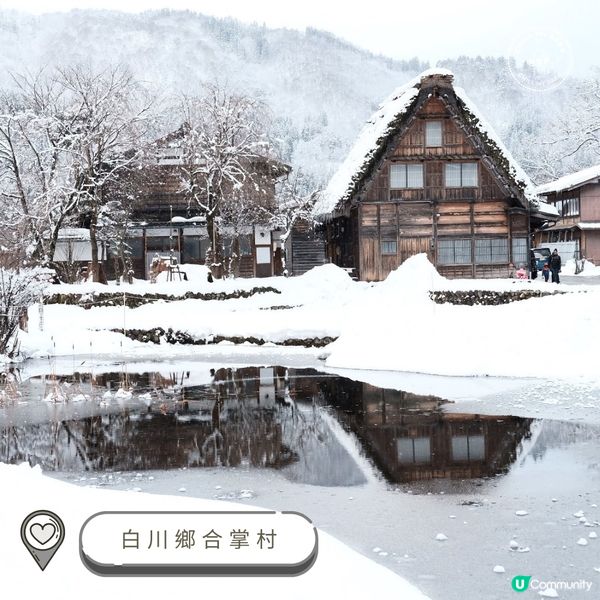 白川鄉合掌村❄️  夢幻雪景之旅！🤩