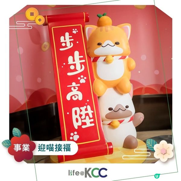 蛇年新春「貓肥屋潤」6大招財喵 開運方位現身KCC