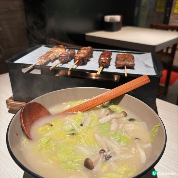 銅鑼灣•新鮮雞串燒專門店  足料雞白湯