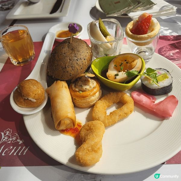 灣仔六國酒店Le Menu西餐廳推出節日版「果漾花語下午茶自...