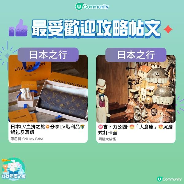 《社群》主題追蹤人次突破百萬🥳！網民最愛帖文🌟攻略主題原來係...?