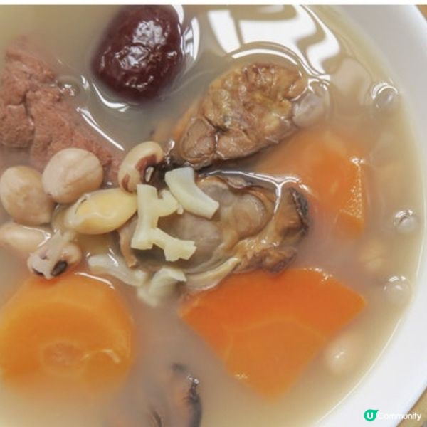 蠔豉眉豆花生瘦肉湯
