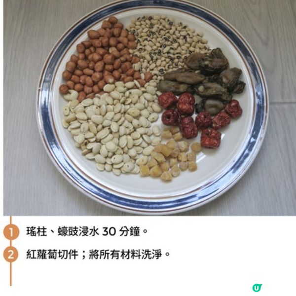 蠔豉眉豆花生瘦肉湯