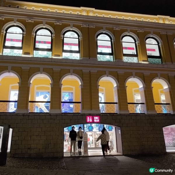 澳門必去大三巴Uniqlo🤩五層樓任你行都唔會厭💜