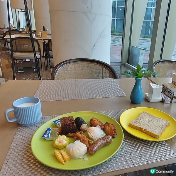  ☕️🍳鶴山萬達嘉華酒店自助早餐🥦🍞🥯🍰🍩