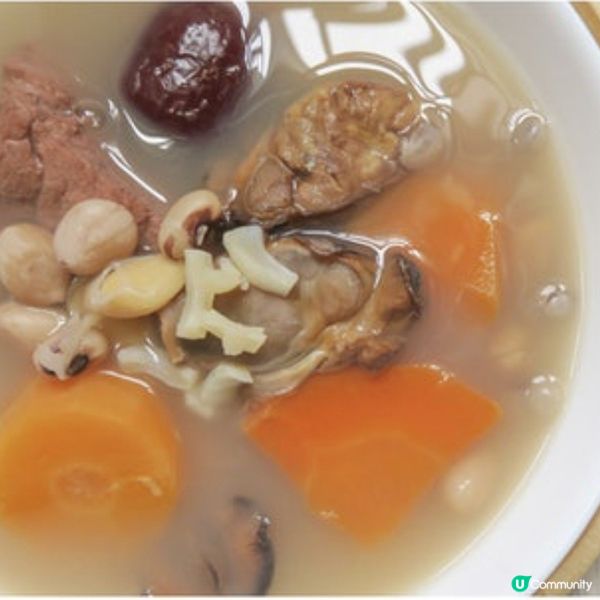 蠔豉花生眉豆瘦肉湯
