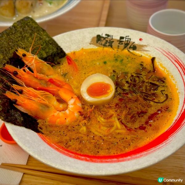 蝦魂拉麵🍜 正到爆！😋