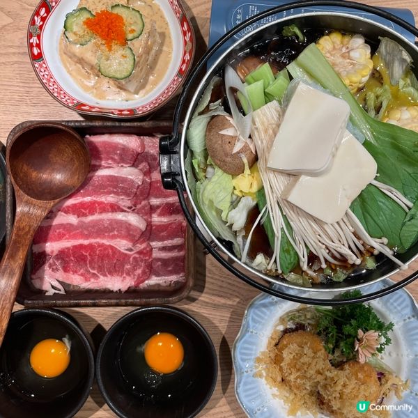 深圳芳野商店🌟打卡壽喜燒套餐x舒芙蕾