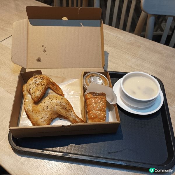 大家樂的全鶏翼夠蜜糖味,必勝客的燒雞加漿汁夠惹味,大快活的早...