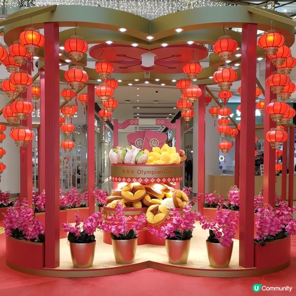 奧海城新年必去打卡熱點📸勁有傳統節日氣氛🎉💜