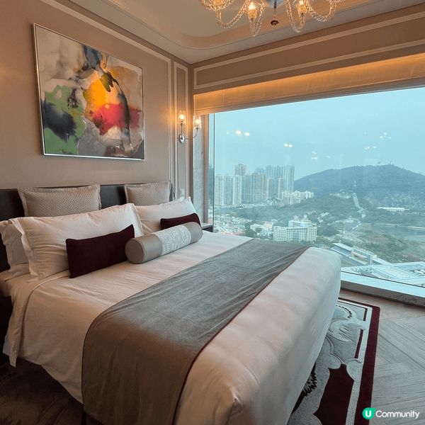 澳門萊佛士酒店慶祝生日 酒店管家免費佈置房間 準備蛋糕以及水...