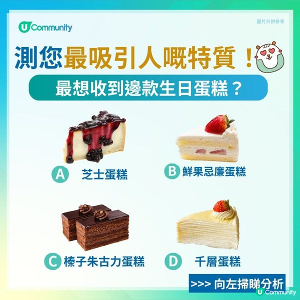 【心理測驗❤️】測您最吸引人嘅特質！