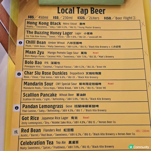 港式fusion菜 港式手工啤