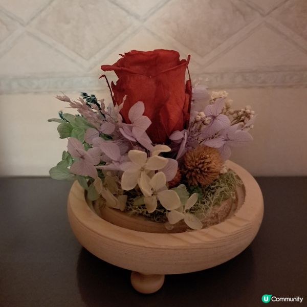 #情人節永生花燈箱🌹🫶