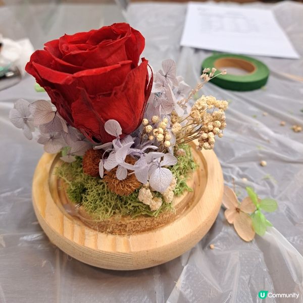 #情人節永生花燈箱🌹🫶