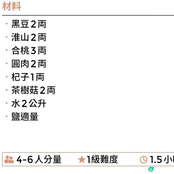 茶樹菇黑豆合桃湯