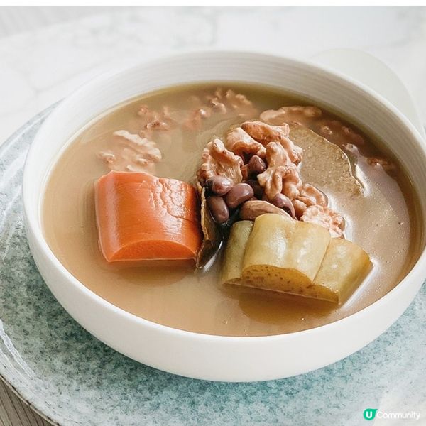 佛手瓜眉豆花生湯