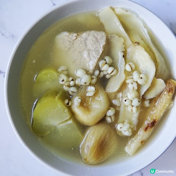 合掌瓜薏米廋肉湯