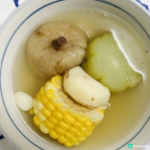 合掌瓜馬蹄粟米湯