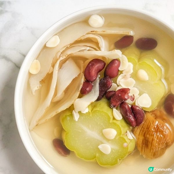 合掌瓜玉竹紅腰豆湯