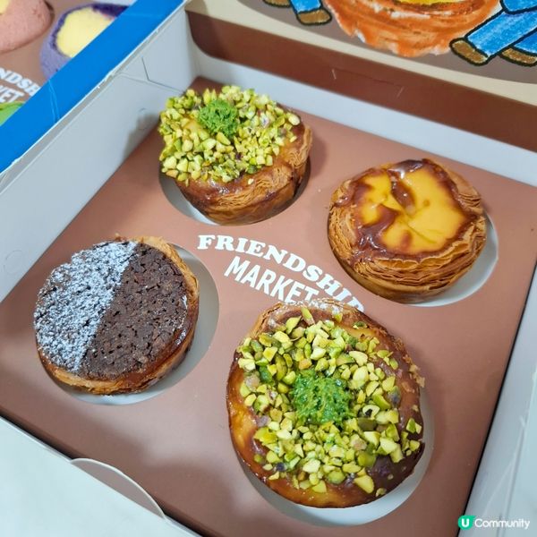 人氣千層酥皮撻、麻糬QQ、糯米糍，每款都好正